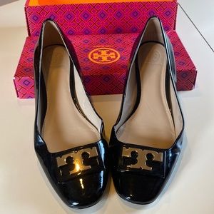 Tory Burch Gigi Ballet Patent Leather Flats Size 10.5